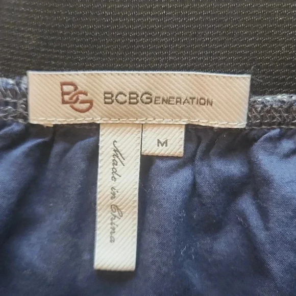 BCBGeneration Blue Mini Skirt Size Mediim - Picture 4 of 5